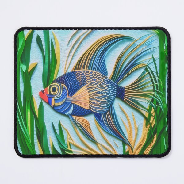 Item preview, Quilled Fish designed and sold by RoxanneG.