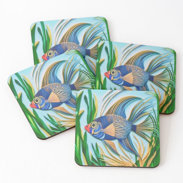 Item preview, Quilled Fish  designed and sold by RoxanneG.