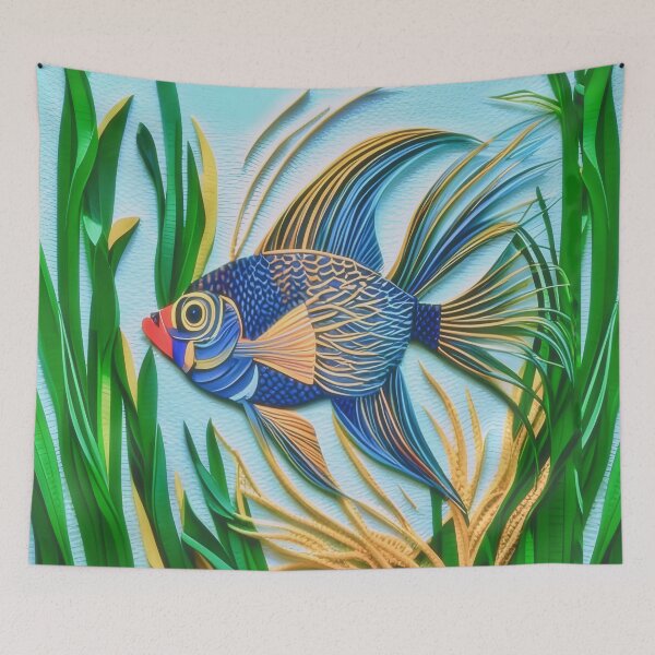 Item preview, Quilled Fish  designed and sold by RoxanneG.