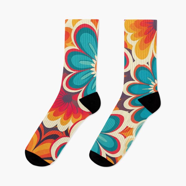 Item preview, Retro Floral Pattern designed and sold by MTJ-Mushrooms.