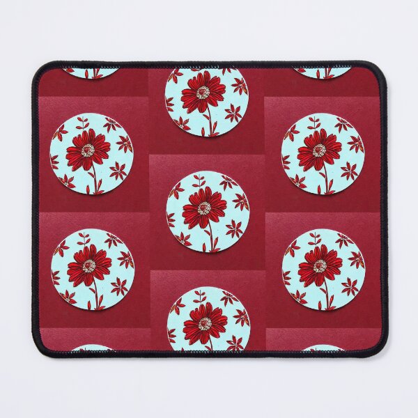 Item preview, Flower circle maroon designed and sold by melridger.