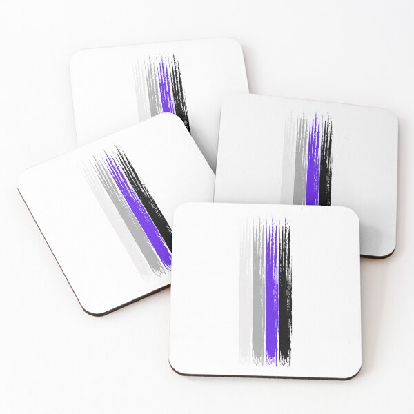 Item preview, Pride Collection - Asexual Pride Flag (Paint Streak/Vertical) designed and sold by T-WoodCreations.
