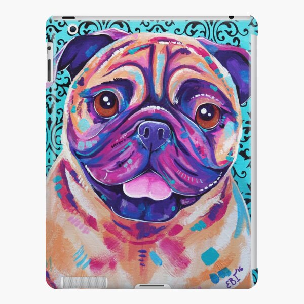 Billy - Tan Pug Dog artwork iPad Snap Case