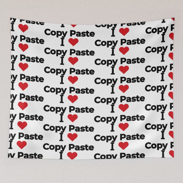 Item preview, I love Copy Paste designed and sold by Moyanana.
