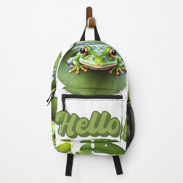 Item preview, Hello! Cute Frog  designed and sold by MyMerryMary.
