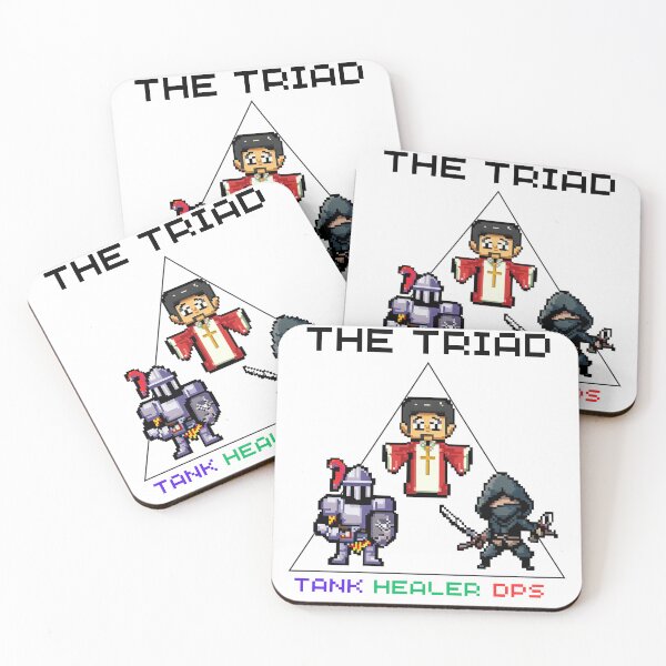 Item preview, Classic triad pixel art designed and sold by PexelBoi.