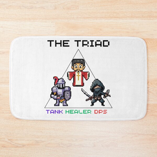 Item preview, Classic triad pixel art designed and sold by PexelBoi.