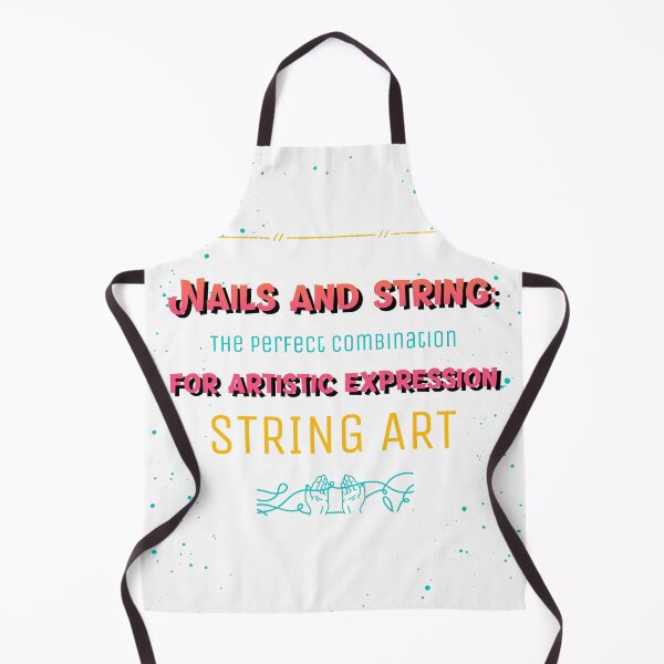 Item preview, Nails and string: The perfect combination for artistic expression designed and sold by ukSubhanart.