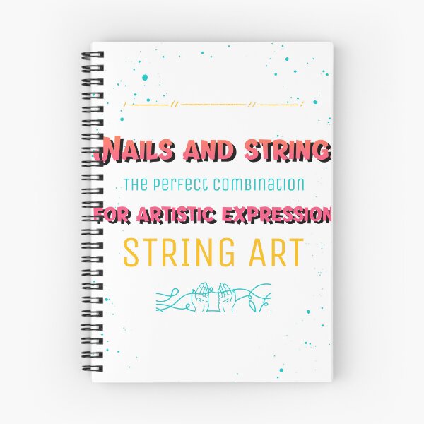 Item preview, Nails and string: The perfect combination for artistic expression designed and sold by ukSubhanart.