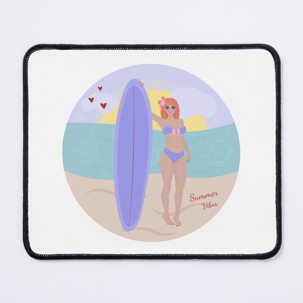 Item preview, Redhead woman with a sailboard designed and sold by OM-lova.