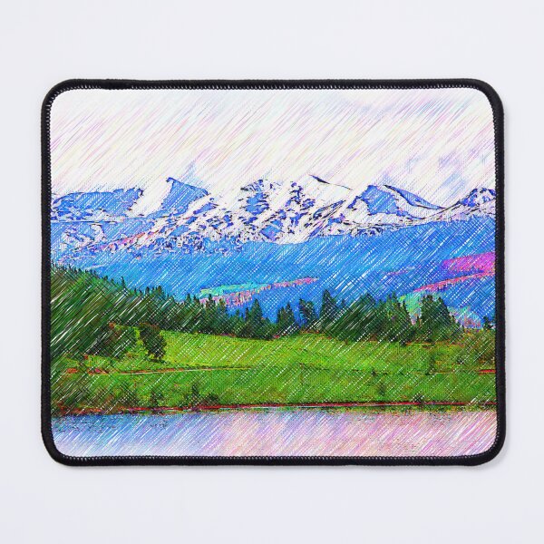 Item preview, The Mountain Range Behind Lake Dillon Sketched designed and sold by KirtTisdale.