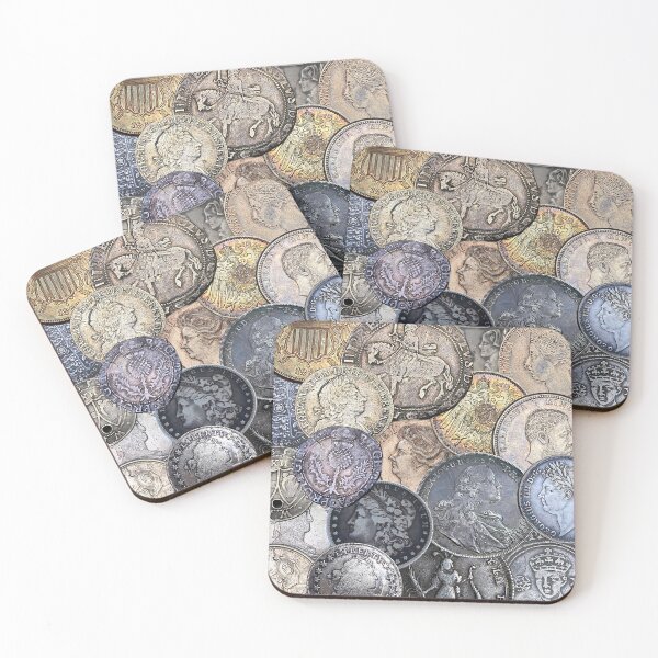 Item preview, Coins Pattern designed and sold by Redrazzle.