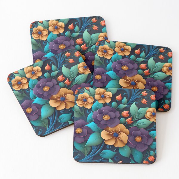 Item preview, 3D Floral Pattern designed and sold by MTJ-Mushrooms.