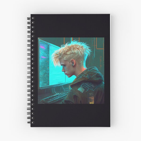 Item preview, Computer programmer. Cyberpunk. designed and sold by Natalia-Vlad.