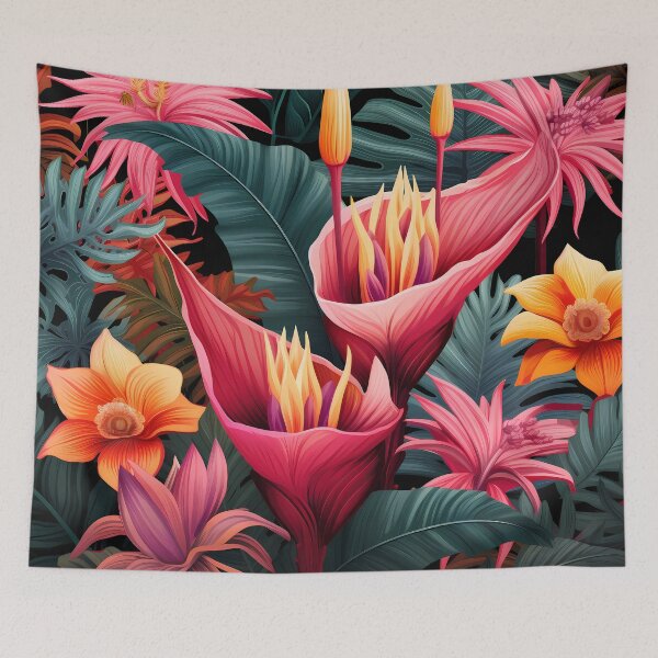 Item preview, Exotic Jungle Pattern designed and sold by MTJ-Mushrooms.