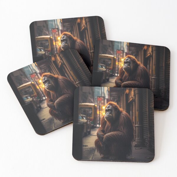Item preview, Orangutan in the City designed and sold by soulofalion.