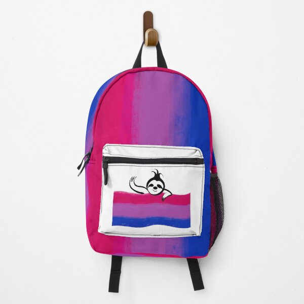 Item preview, Bi Pride Flag Sloth  designed and sold by CripRevolution.