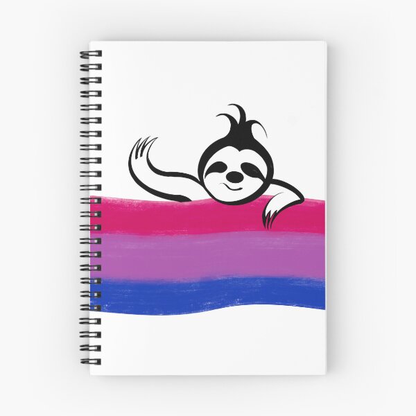 Item preview, Bi Pride Flag Sloth  designed and sold by CripRevolution.