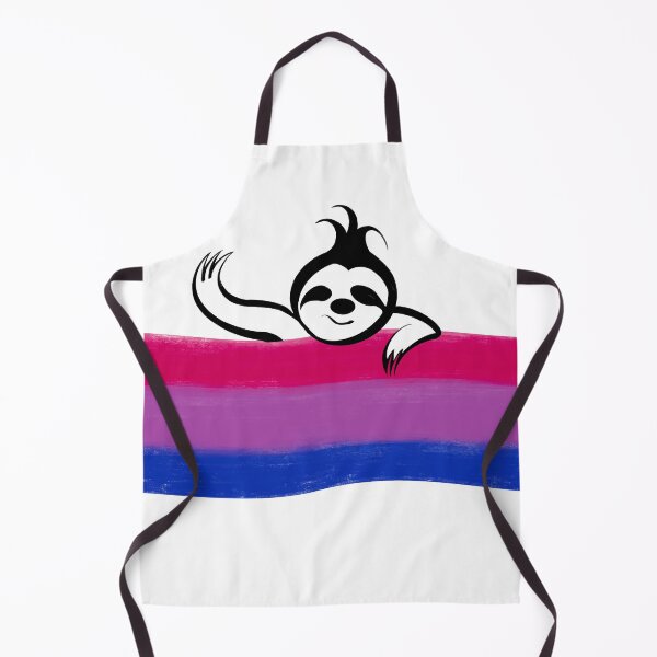 Item preview, Bi Pride Flag Sloth designed and sold by CripRevolution.