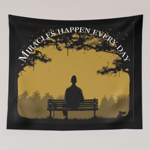 Item preview, Forrest Gump - Miracles Happen Every Day designed and sold by EunoiaDynasty.