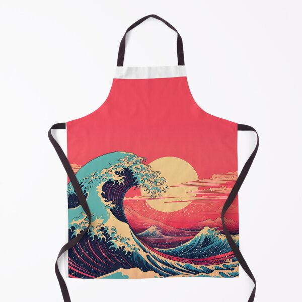 Item preview, The Great Vaporwave Retro Kanagawa Aesthetic Sunset Vintage designed and sold by CoffeeAfterDark.