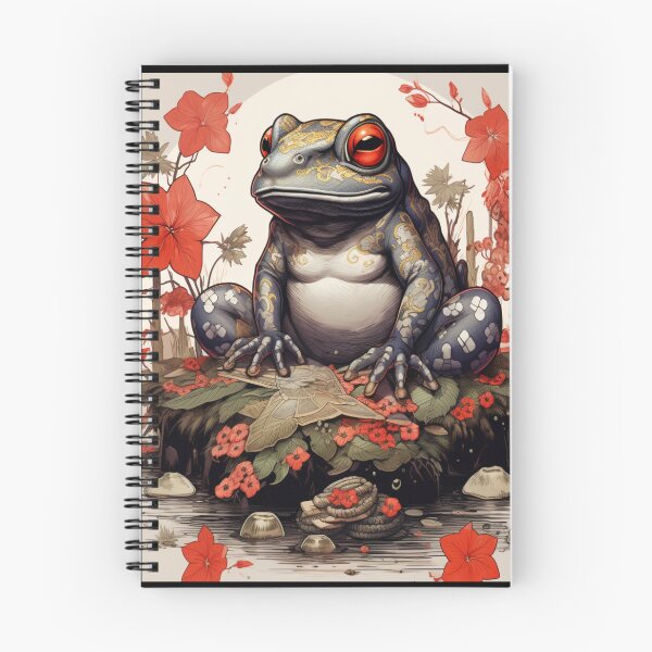 Item preview,  Colorful oriental money frog in a lake designed and sold by Vizzio-Art.