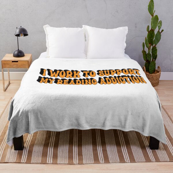 Item preview,  I Work To Support My Reading Addiction designed and sold by SOUFIANE1991.