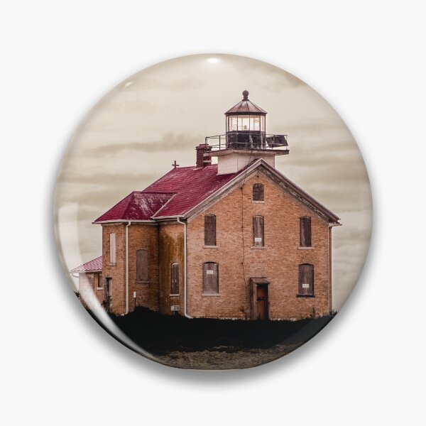 Item preview, Pilot Island Light in Death's Door, Door County Lighthouse designed and sold by Redrazzle.
