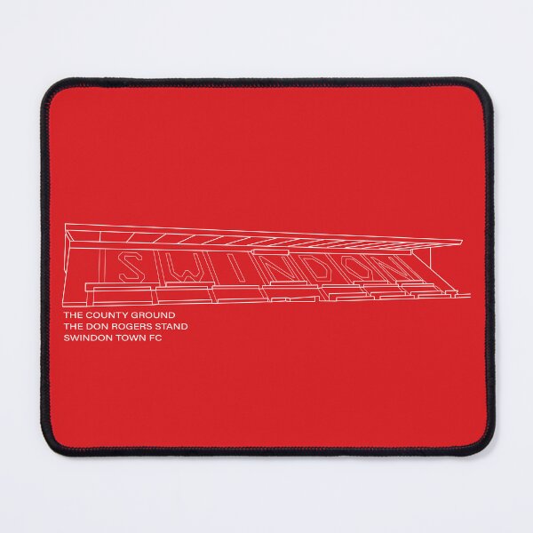 Item preview, The Don Rogers Stand - Swindon Town The County Ground Line Art designed and sold by Indiesigns.