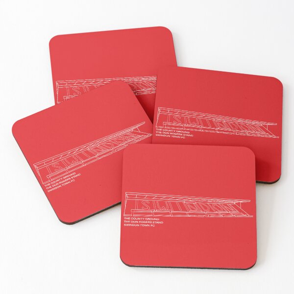 Item preview, The Don Rogers Stand - Swindon Town The County Ground Line Art designed and sold by Indiesigns.