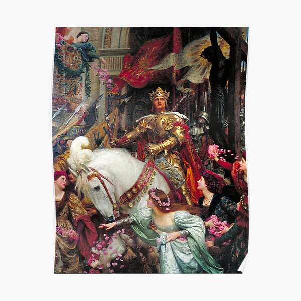 The Two Crowns - Sir Frank Dicksee Poster