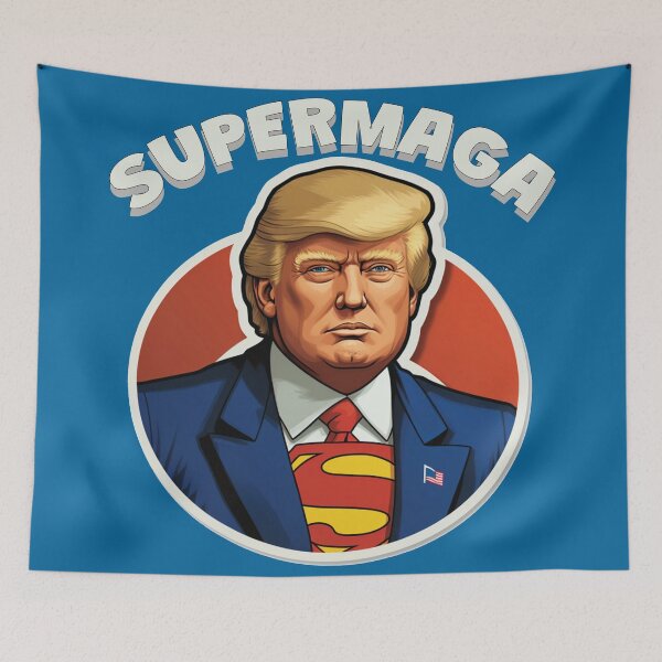 Item preview, Supermaga - Trump For President 2024 designed and sold by EunoiaDynasty.