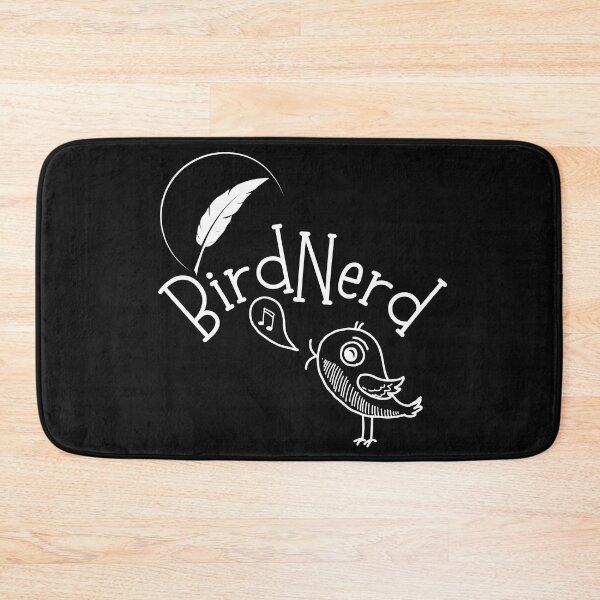 Item preview, Bird Nerd Cute White Line Art Design designed and sold by EarthArtDesigns.