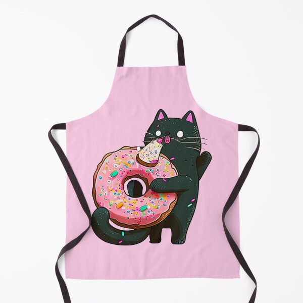 Item preview,  Cute Cat Eating Donut designed and sold by khachiche.