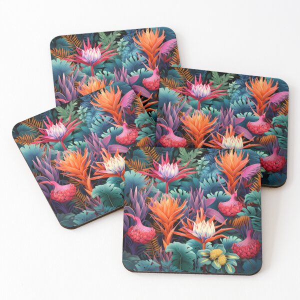 Item preview, Exotic Jungle Pattern designed and sold by MTJ-Mushrooms.