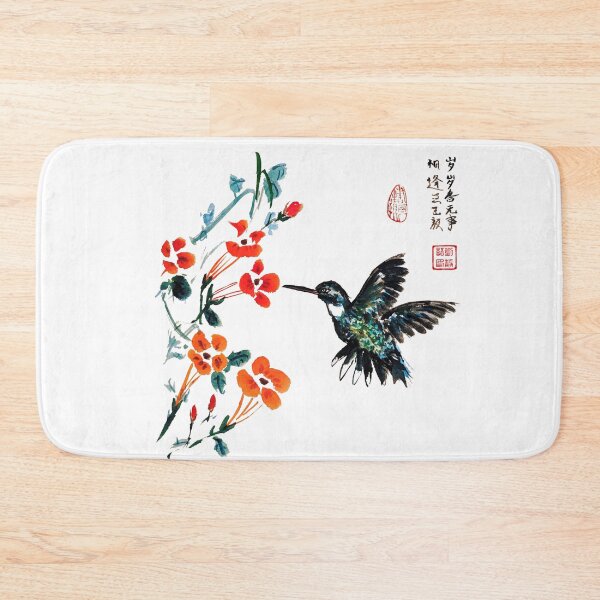 Item preview, Hummingbird and Morning Glory Chinese Painting designed and sold by joannahliu.