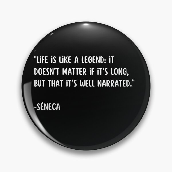 Item preview, Live your legend: a Seneca quote to inspire you designed and sold by CachoGlorious.
