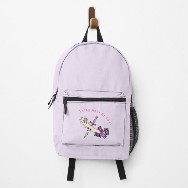 Item preview, Satan made me do it | Purple pastel background designed and sold by Disturbing Wonderland.