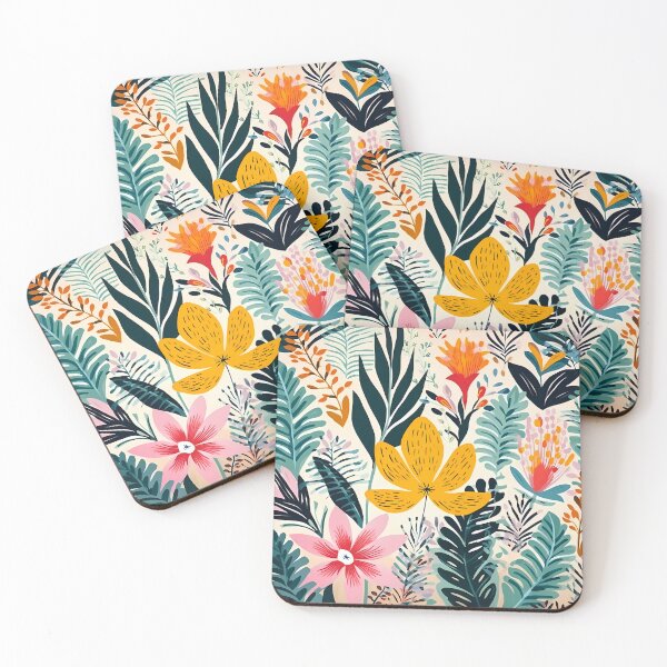 Item preview, Contemporary Jungle Pattern designed and sold by MTJ-Mushrooms.