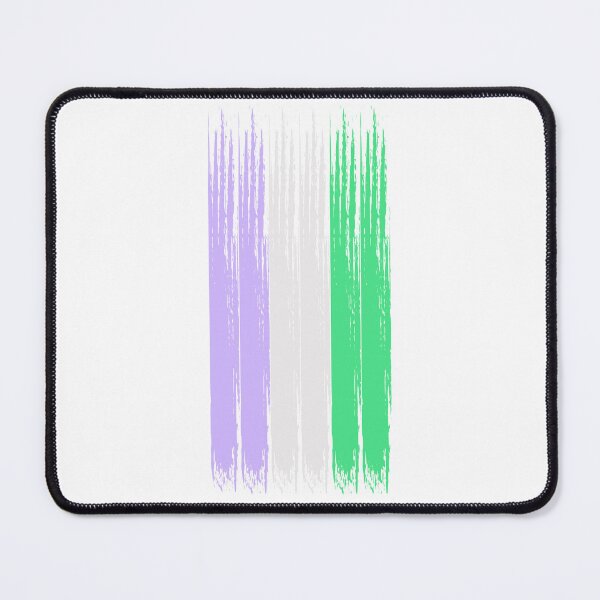 Item preview, Pride Collection - Genderqueer Pride Flag (Paint Streak/Vertical) designed and sold by T-WoodCreations.