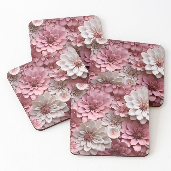 Item preview,  "Blooms in Full Splendor: The Garden of Imagination Overflowing with Tridimensional Harmony and Elegant Flowers." designed and sold by SBD-Shop.