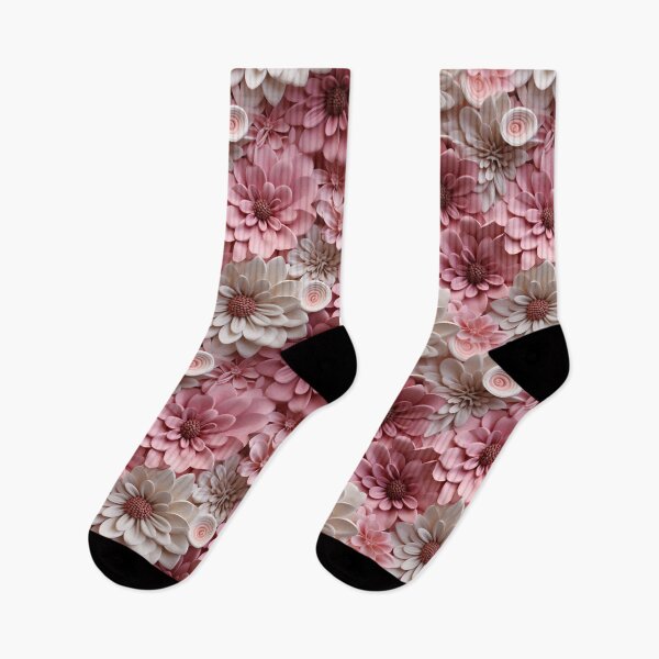 Item preview,  "Blooms in Full Splendor: The Garden of Imagination Overflowing with Tridimensional Harmony and Elegant Flowers." designed and sold by SBD-Shop.