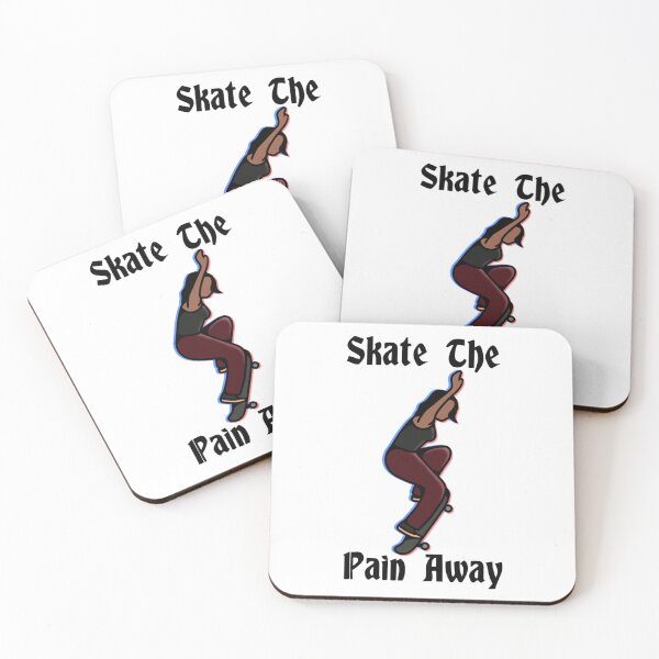 Item preview, Skate The Pain Away designed and sold by AzaleaCraftsUS.