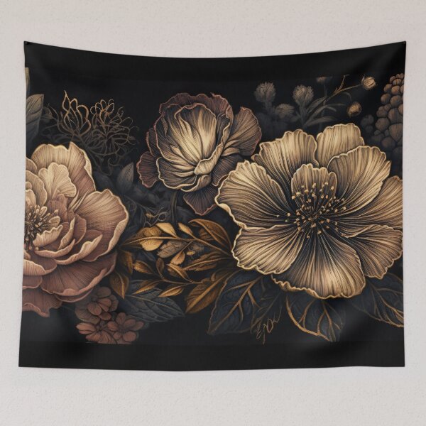 Item preview, Bohemian Vintage Luxury Flowers | Modern Floral Boho Antique Blooming Beauties designed and sold by Bored Elon.