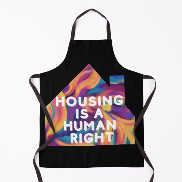 Item preview, "Housing is a Human Right" House Abstract Background designed and sold by Write-to-Rebel.