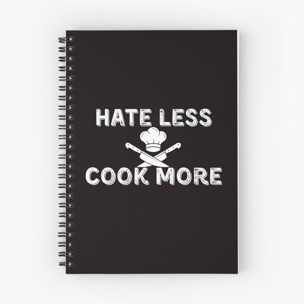 Item preview, Hate Less Cook More Chef Cooking Home Cook Peace Lover  designed and sold by MagicSD Designs.