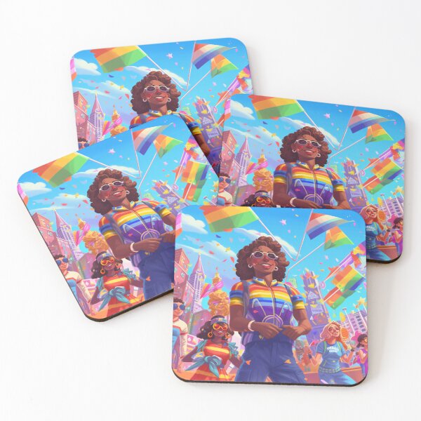 Item preview, the concept of gender fluidity and inclusivity by depicting a rainbow-colored chameleon changing its appearance using digital art with a vibrant and playful style (#1) designed and sold by diverseme.