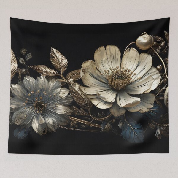 Item preview, Bohemian Vintage Luxury Flowers | Modern Floral Boho Luxurious Flower Sanctuary designed and sold by Bored Elon.