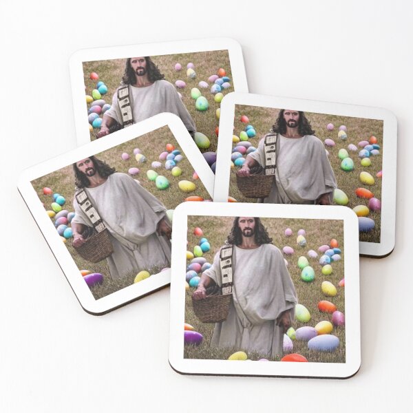 Item preview, Jesus Christ and Easter Bunny designed and sold by CheeseBlueprint.