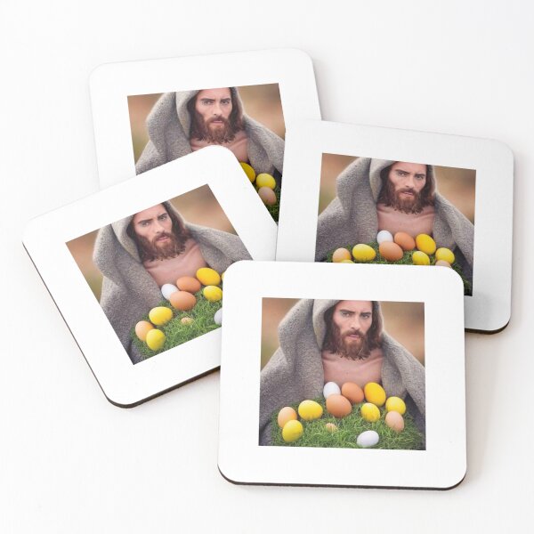 Item preview, Jesus Christ and Easter Bunny 03 designed and sold by CheeseBlueprint.